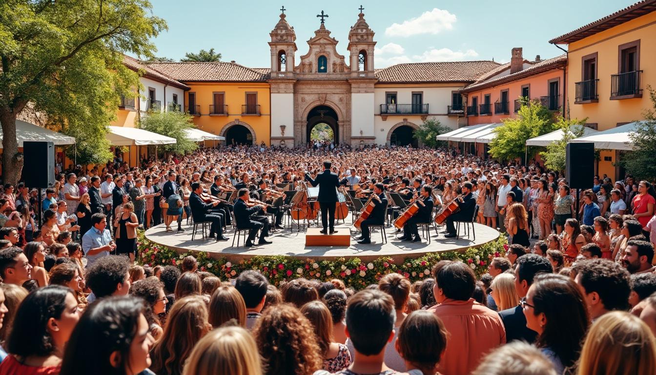 descubre el majestuoso concierto de la orquesta sinfónica de minería en san miguel de allende. vive una experiencia musical única en un entorno cultural incomparable.