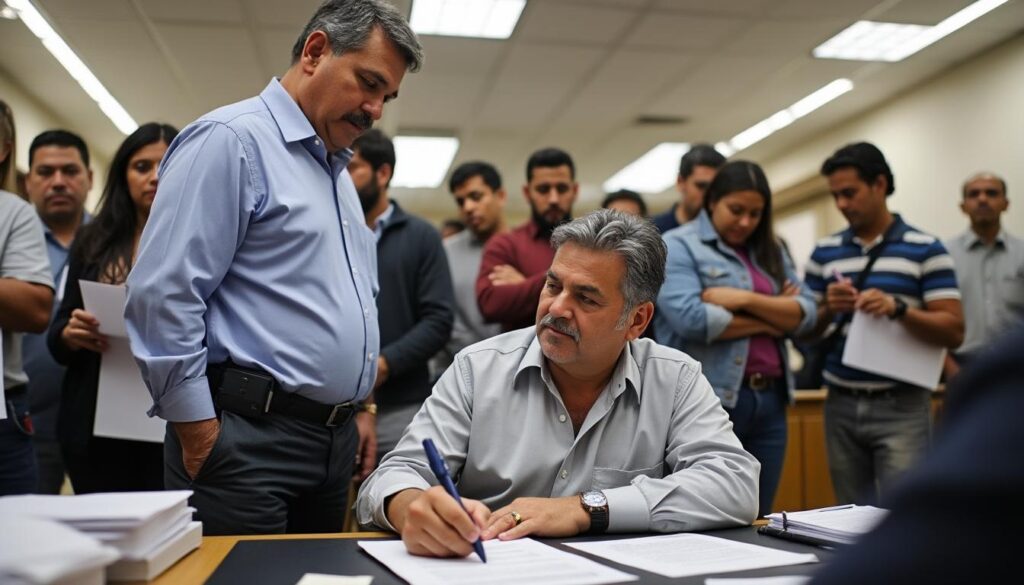 descubre la imagen que ha causado revuelo: gustavo madero aparentemente recibiendo su pensión del bienestar. explora los detalles y el contexto detrás de esta fotografía que está dando de qué hablar en redes sociales.