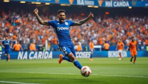 descubre cómo tigres venció a necaxa en un emocionante partido lleno de goles, donde brunetta brilló con un impresionante hat-trick. ¡revive los mejores momentos de esta celebración eruptiva en la liga mx!