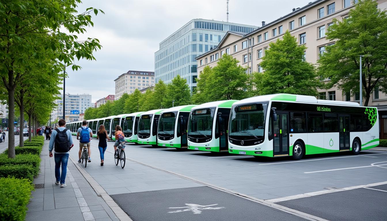 willms touristik transforma 18 autobuses turísticos de diésel a eléctricos en alemania, promoviendo un turismo sostenible y amigable con el medio ambiente.