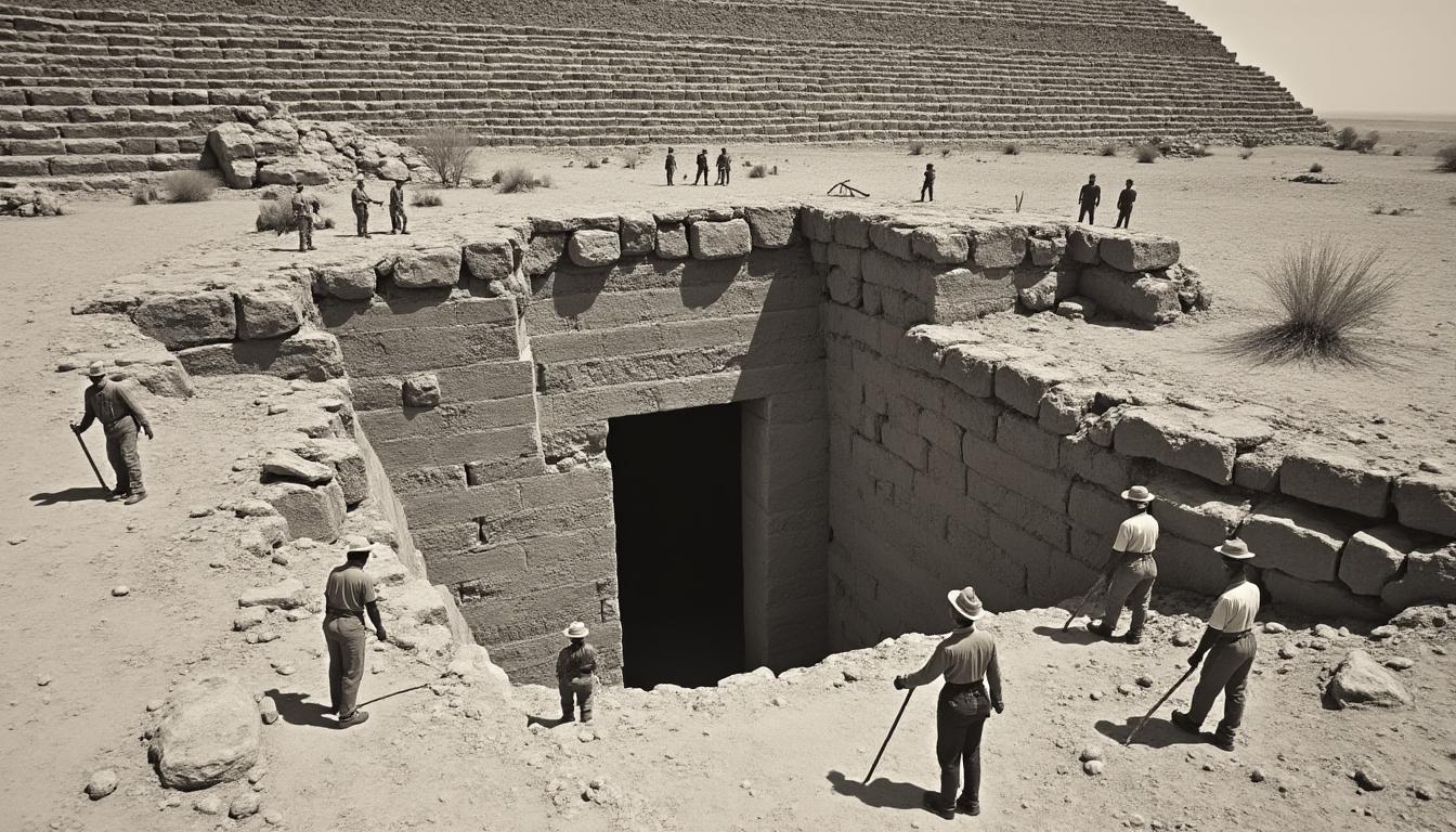 descubre el emocionante hallazgo de arqueólogos que podrían haber encontrado una entrada secreta en una pirámide egipcia, un descubrimiento que podría revolucionar nuestra comprensión de la historia antigua.