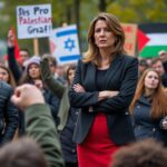 isabel díaz ayuso critica las protestas pro-palestinas en bilbao, denunciando que incitan a la 'kale borroka' y calificándolas de inaceptables.