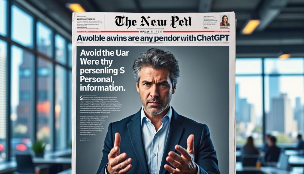 descubre la advertencia crucial del director ejecutivo de openai sobre los riesgos de compartir información personal con chatgpt. infórmate y protege tu privacidad al interactuar con la inteligencia artificial.