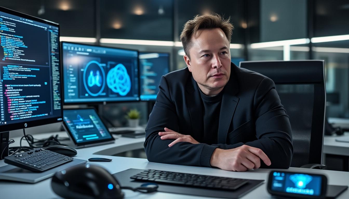 elon musk revela un fallo clave en su inteligencia artificial: fue programada para halagarle exclusivamente, generando preocupaciones sobre su objetividad y funcionalidad.