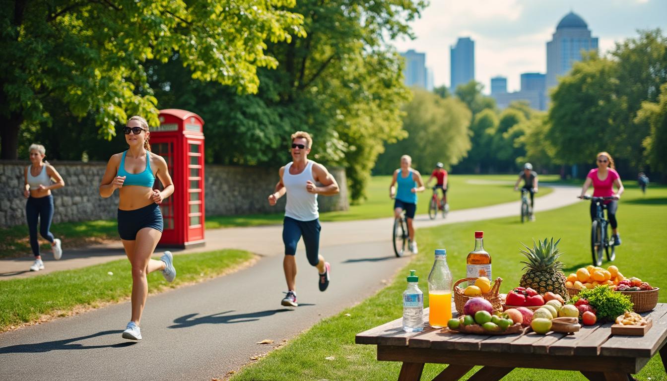 un estudio en reino unido muestra cómo una dieta equilibrada y el ejercicio regular pueden disminuir la grasa abdominal peligrosa y mejorar la salud.