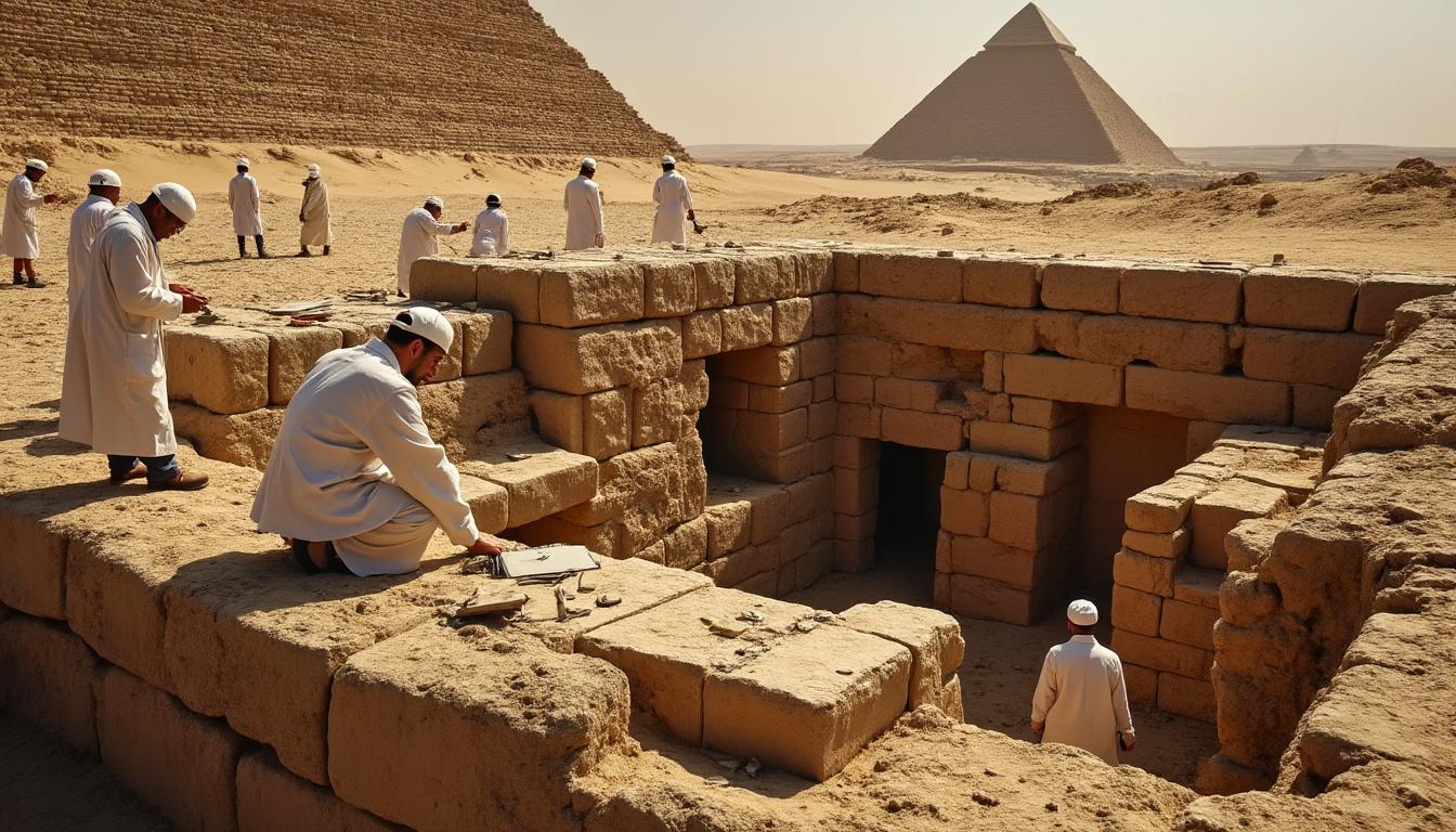 expertos han encontrado anomalías llenas de aire en la pirámide de micerino, lo que podría revelar una entrada secreta inédita y arrojar nueva luz sobre esta antigua maravilla arqueológica.