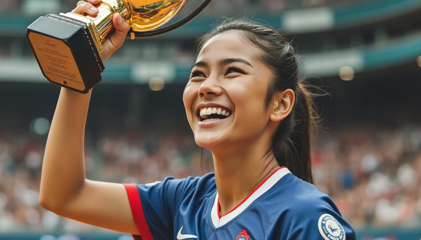 jenni hermoso: la tercera vez fue la clave, este trofeo me llena de alegría. descubre cómo la perseverancia y la pasión llevaron a jenni a lograr este triunfo tan significativo.