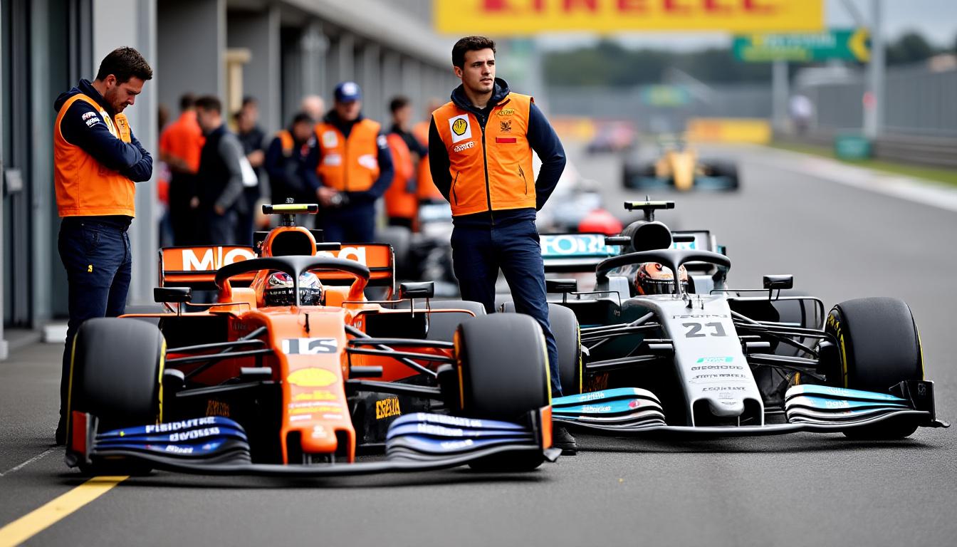 lando norris y oscar piastri descalificados del gran premio de las vegas, abriendo el camino para la victoria de max verstappen en una carrera llena de sorpresas.