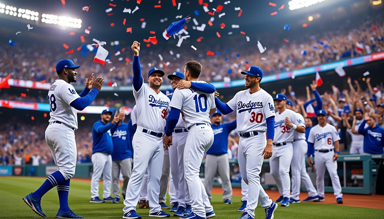 descubre cómo los dodgers celebran su increíble logro de ganar títulos consecutivos en la serie mundial, recordando momentos históricos y la emoción de sus fanáticos.