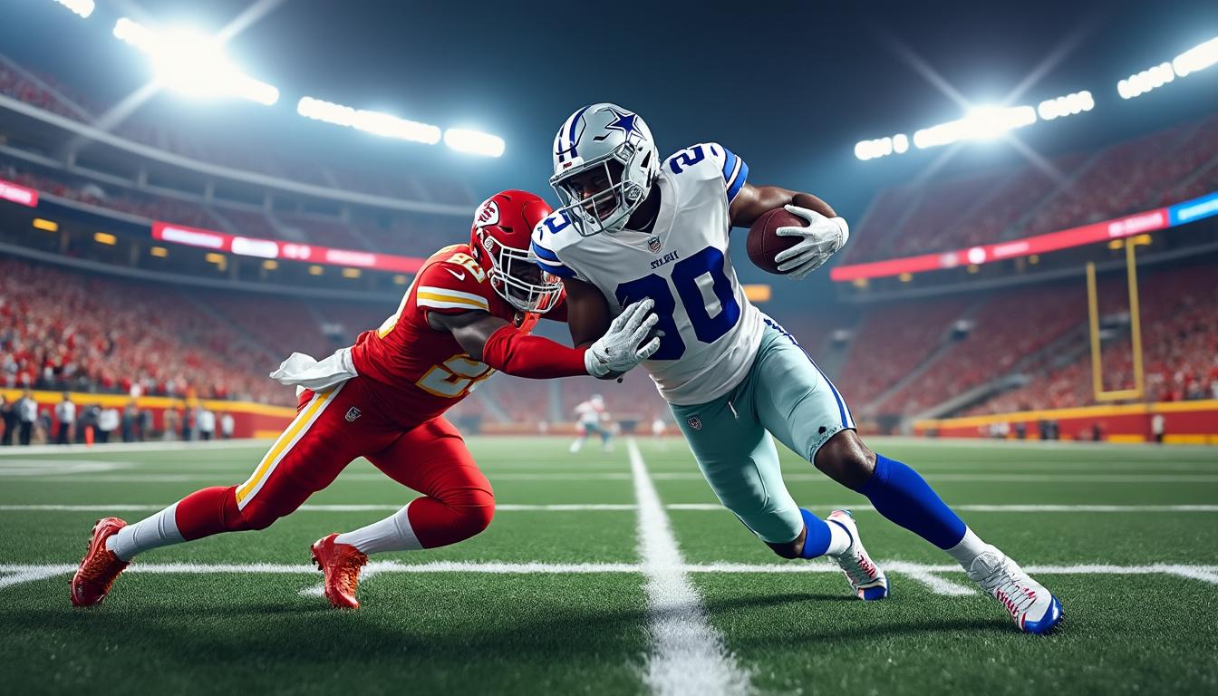 descubre cómo y dónde ver en vivo el partido nfl 2025 entre cowboys y chiefs, con horario y canales disponibles para que no te pierdas ningún momento de este emocionante duelo.