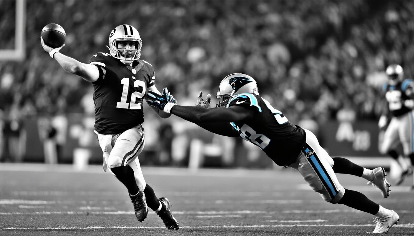 sigue la transmisión en vivo del partido entre san francisco 49ers y carolina panthers en la semana 12 de la nfl. no te pierdas la acción y las jugadas destacadas en tiempo real.