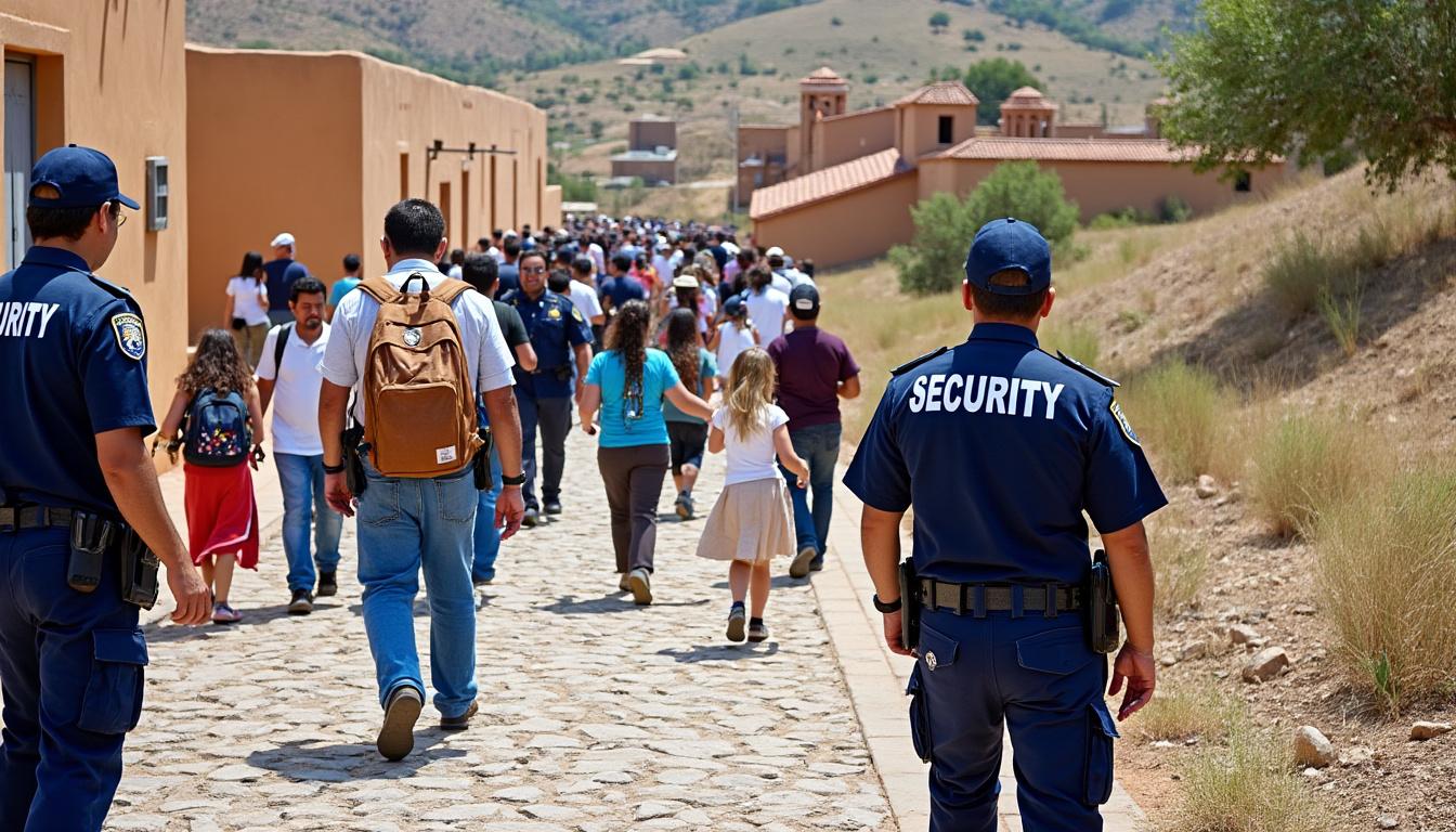san miguel de allende incrementa las medidas de seguridad en la ruta de peregrinación para proteger a los visitantes y garantizar un viaje seguro y tranquilo.