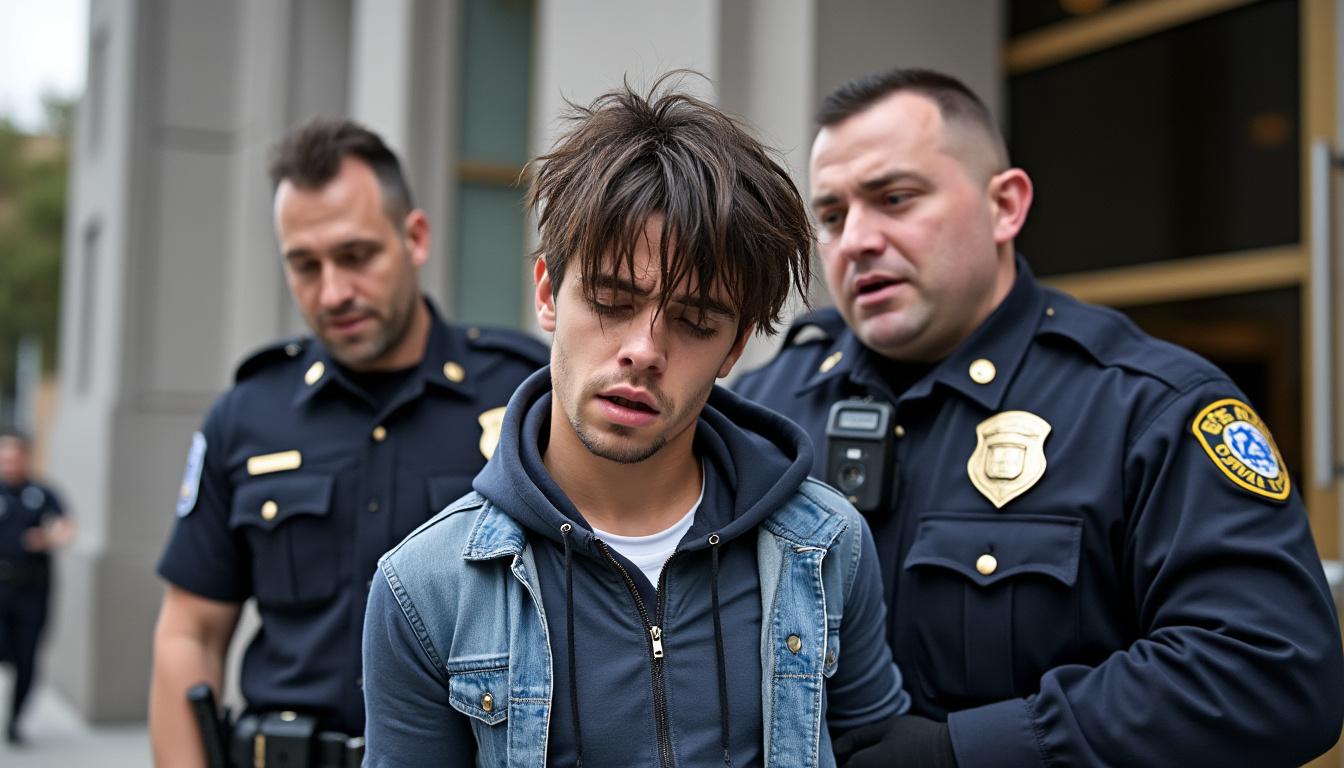 un seguidor obsesivo de ariana grande ha sido condenado a 9 días de prisión por comportamiento agresivo y acoso.