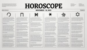 descubre los signos del zodiaco con horóscopos especialmente favorables para el 18 de noviembre de 2025 y aprovecha las mejores energías astrales de ese día.