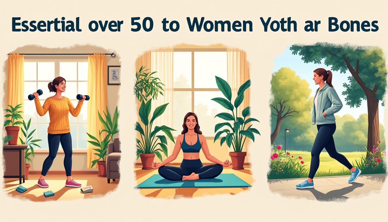 descubre tres ejercicios clave que ayudan a las mujeres mayores de 50 años a fortalecer sus huesos, mejorar la movilidad y prevenir la osteoporosis. mantén tu salud ósea y bienestar con estos prácticos consejos.