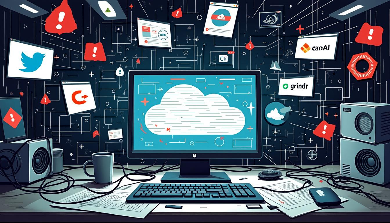 una interrupción en cloudflare provoca fallos temporales en los servicios de twitter, openai, canva y grindr, afectando a millones de usuarios en todo el mundo.