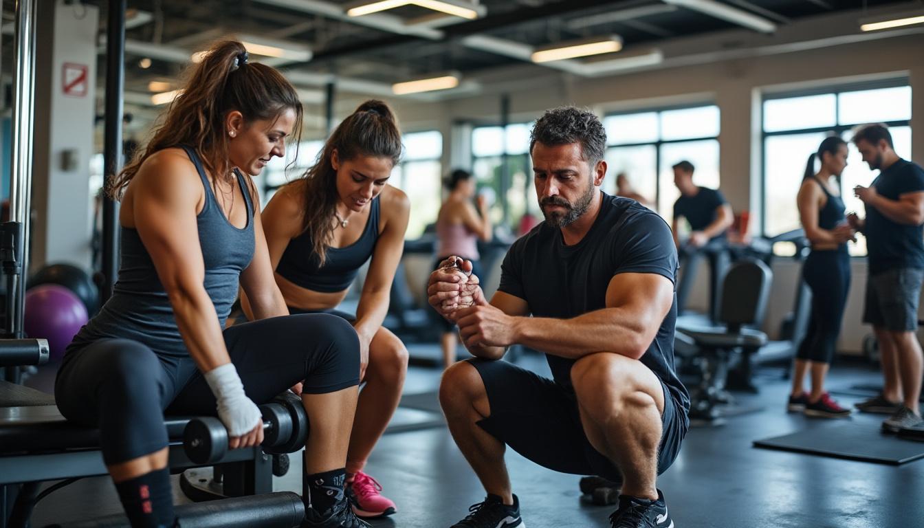 descubre cómo evitar lesiones comunes en el gimnasio al comenzar el año nuevo y mantén tu rutina de ejercicios segura y efectiva.