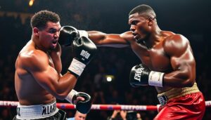 anthony joshua vence a jake paul con un nocaut espectacular en el sexto asalto, demostrando su poder y habilidad en una pelea inolvidable.
