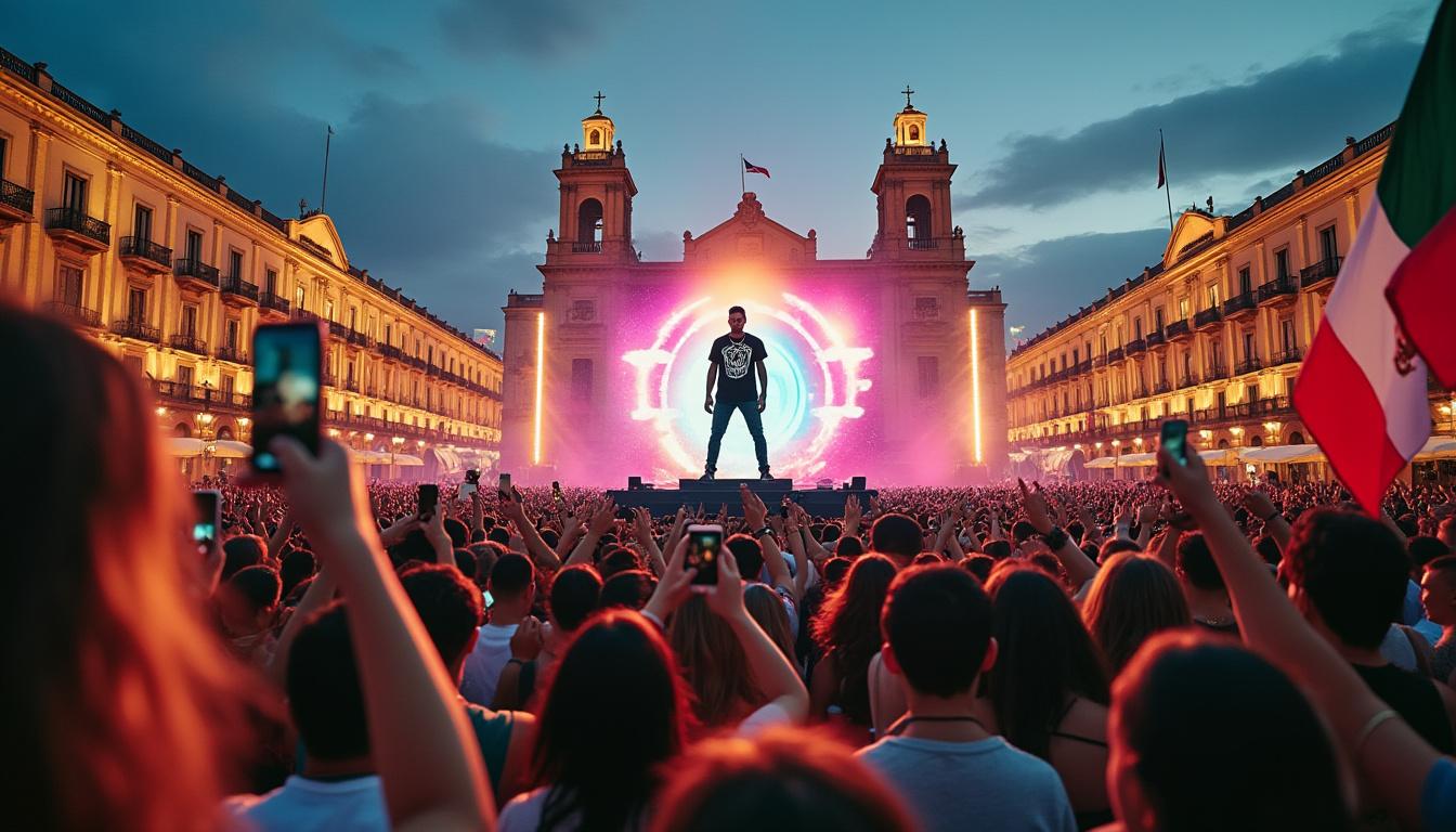 bad bunny regresa a la cdmx para brindar un concierto gratuito en el zócalo, una oportunidad única para disfrutar de su música en vivo.