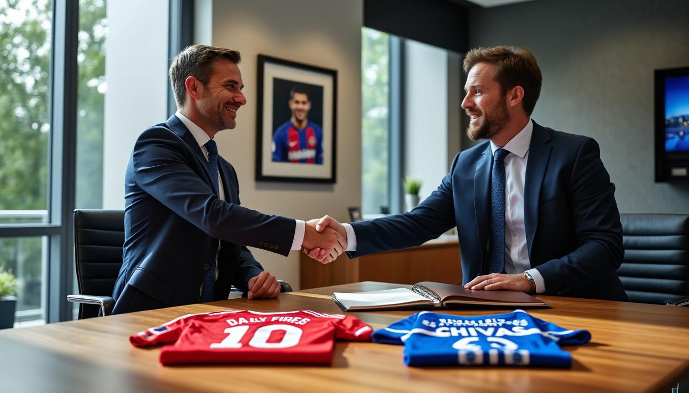 chivas y chicago fire anuncian el acuerdo para el traspaso de brian gutiérrez, joven promesa del fútbol, para potenciar sus respectivos planteles.