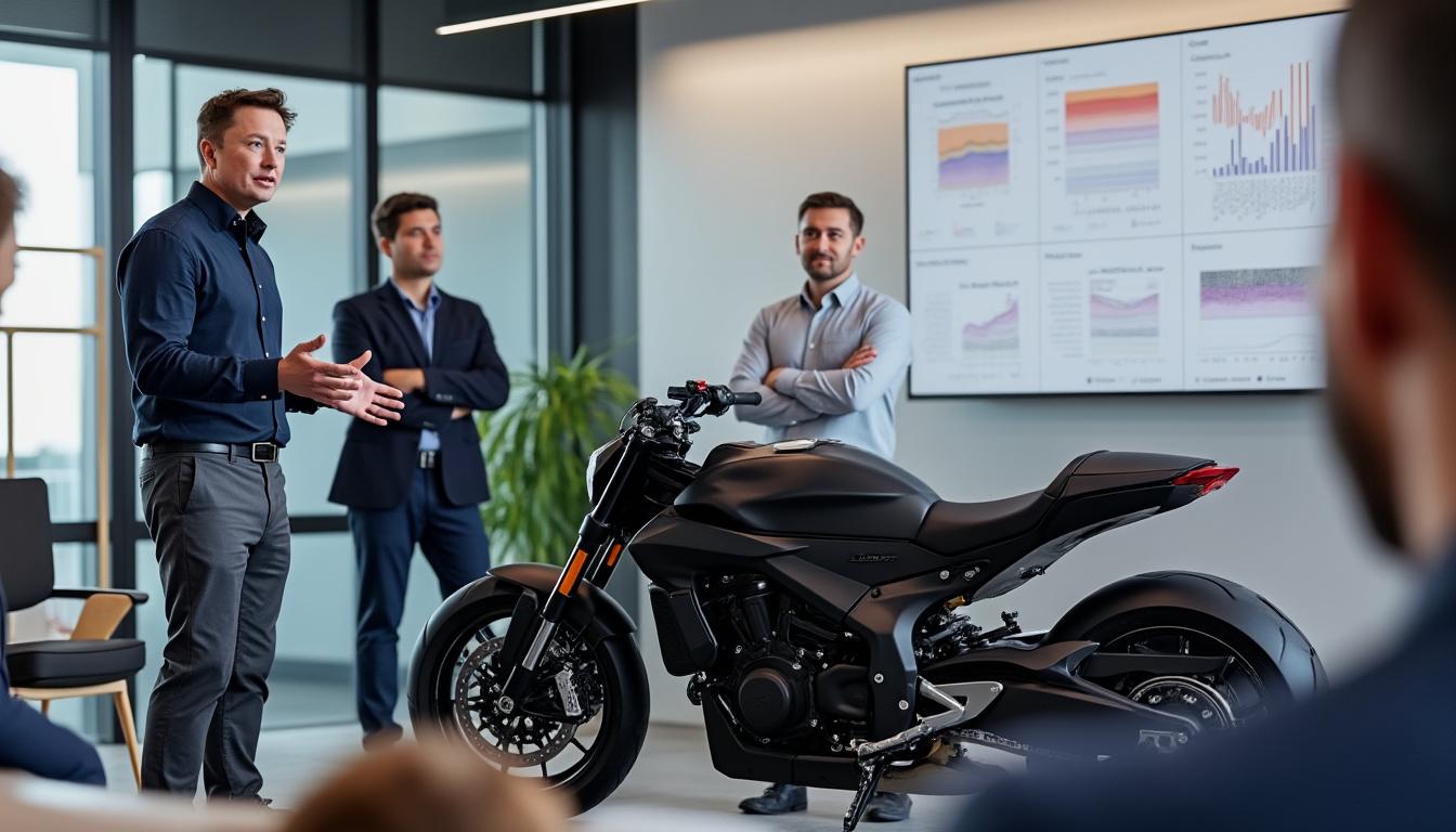 elon musk explica las razones por las que las motos eléctricas de tesla no cumplen con los estándares de seguridad, destacando los desafíos técnicos y reguladores.