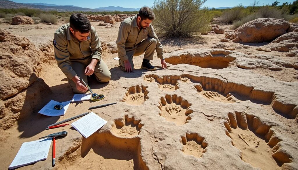 el inah confirma el hallazgo de huellas fósiles de dinosaurios en puebla, revelando importantes vestigios prehistóricos que ofrecen nuevas perspectivas sobre la vida en esa región.