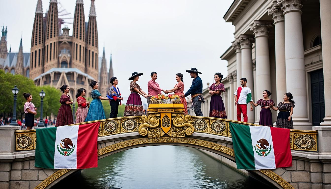 illa refuerza las conexiones culturales con méxico, posicionándolo como el 'puente' entre cataluña y américa latina, fortaleciendo la colaboración y el intercambio entre ambas regiones.