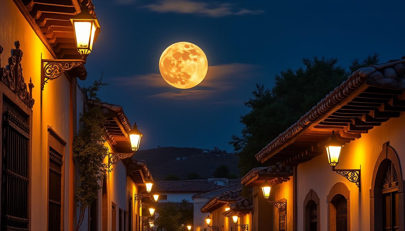 disfruta del espectacular fenómeno celestial de la luna llena final de 2025 en san miguel de allende. no te pierdas esta mágica noche llena de luz y encanto.