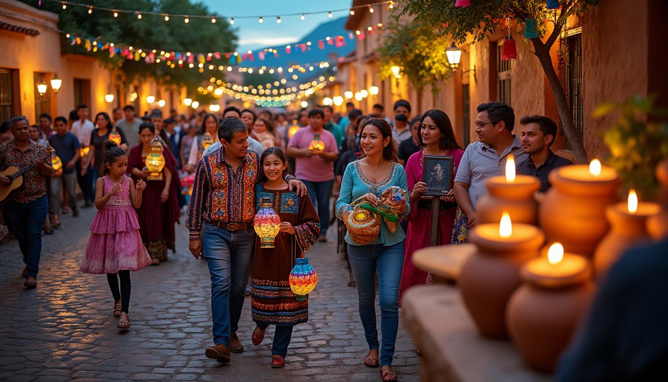 descubre las 'posadas', una tradición mexicana llena de alegría y significado que celebra la navidad con cantos, piñatas y reuniones familiares. sumérgete en esta encantadora costumbre navideña.