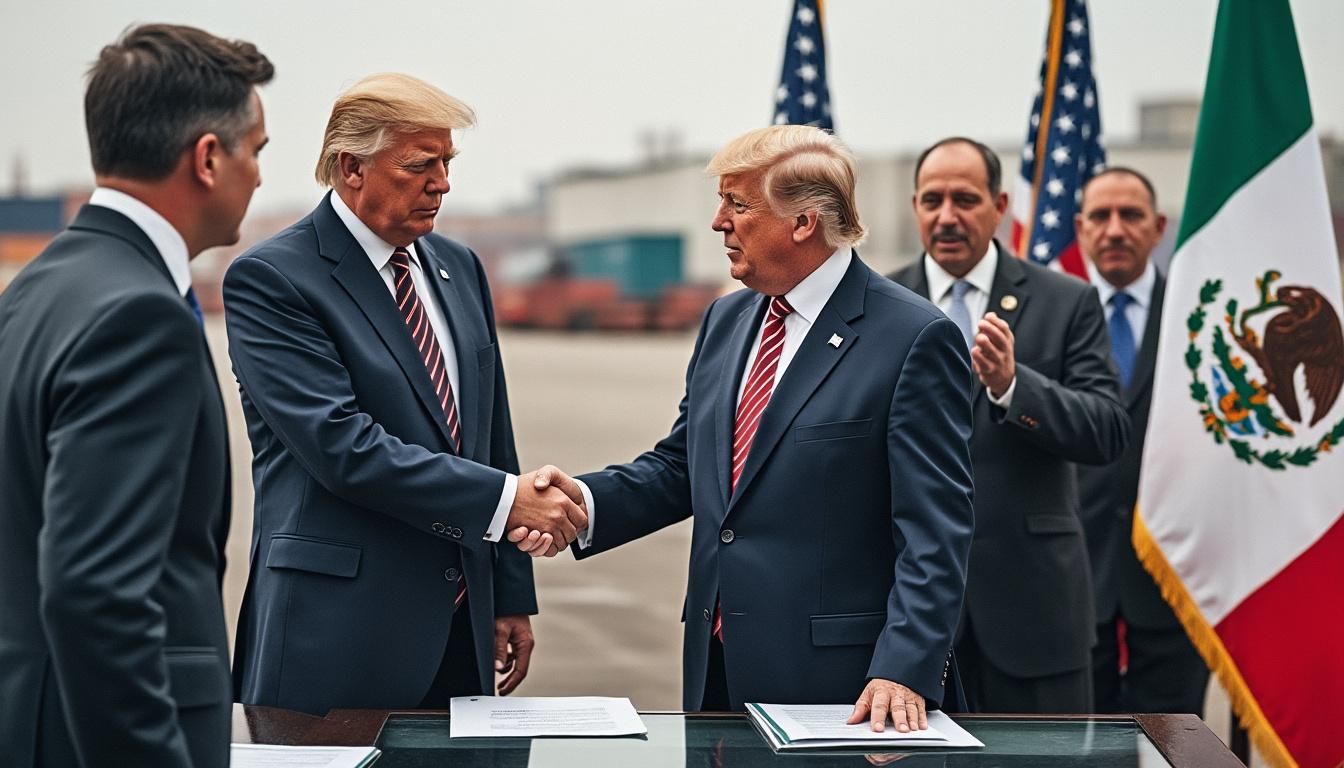 méxico acuerda entregar agua a ee.uu. para evitar aranceles, cediendo ante las demandas de trump y buscando mantener la relación comercial estable.