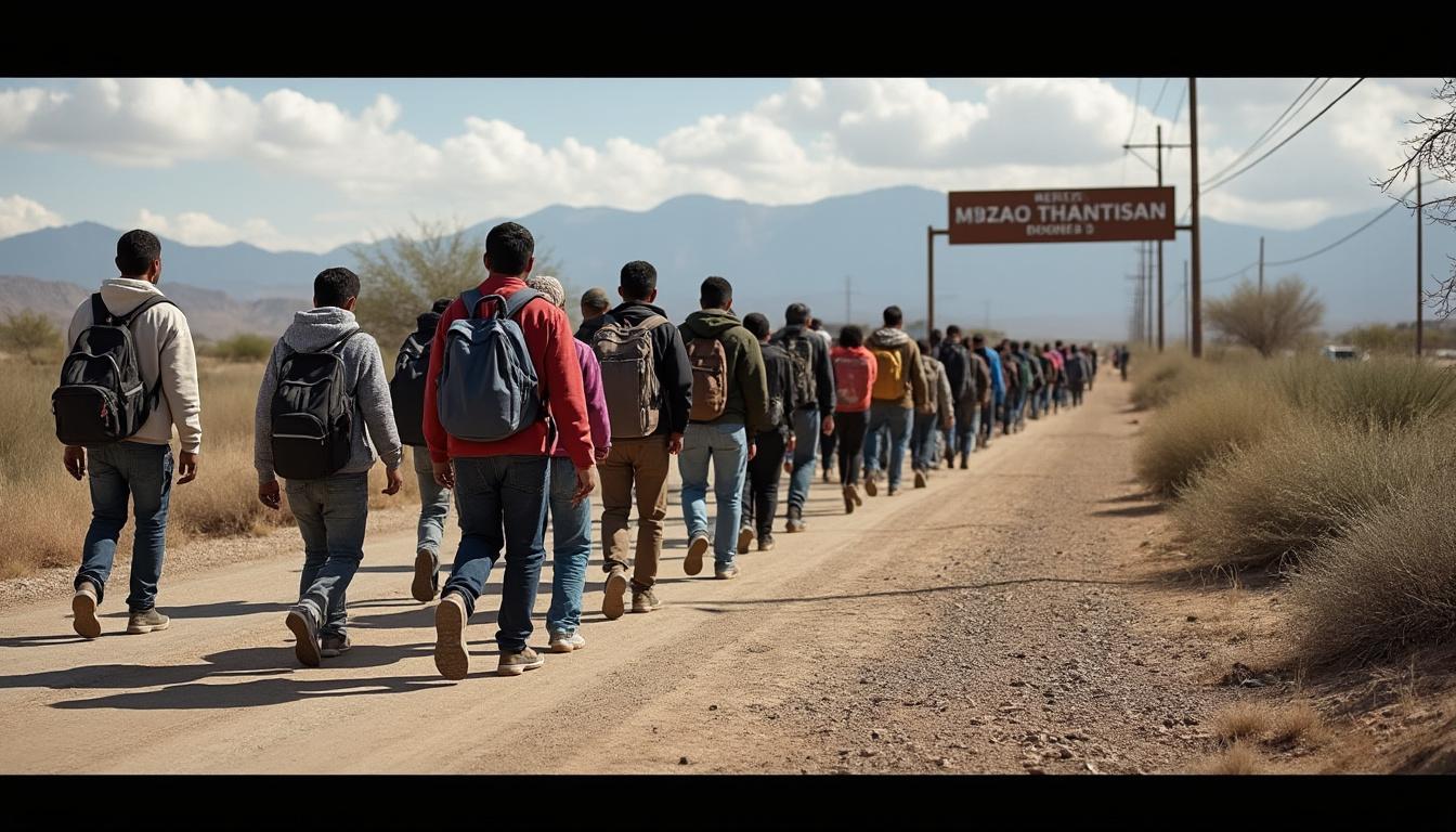 migrantes eligen méxico como destino preferido en el contexto del primer aniversario del mandato de trump, buscando nuevas oportunidades y seguridad.