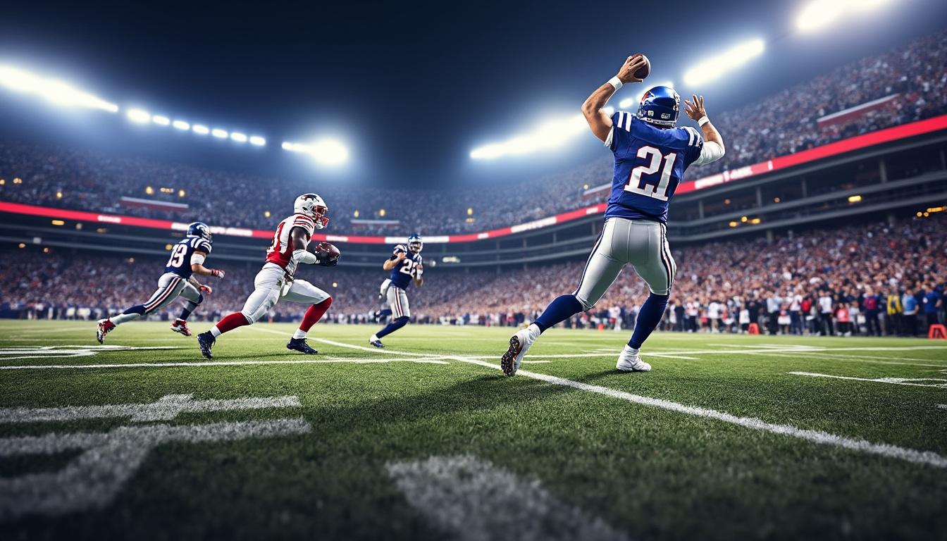 sigue en vivo el emocionante partido entre new york giants y new england patriots en la semana 13 de la nfl. ¡no te pierdas ningún instante de la acción y vive la emoción del fútbol americano!