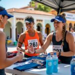las participantes reciben sus kits oficiales para el circuito running oem en san miguel de allende, preparándose para una experiencia deportiva inolvidable.