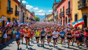san miguel de allende celebra 30 años de su icónica carrera san silvestre, reuniendo a más de 300 atletas en una emocionante competencia anual.