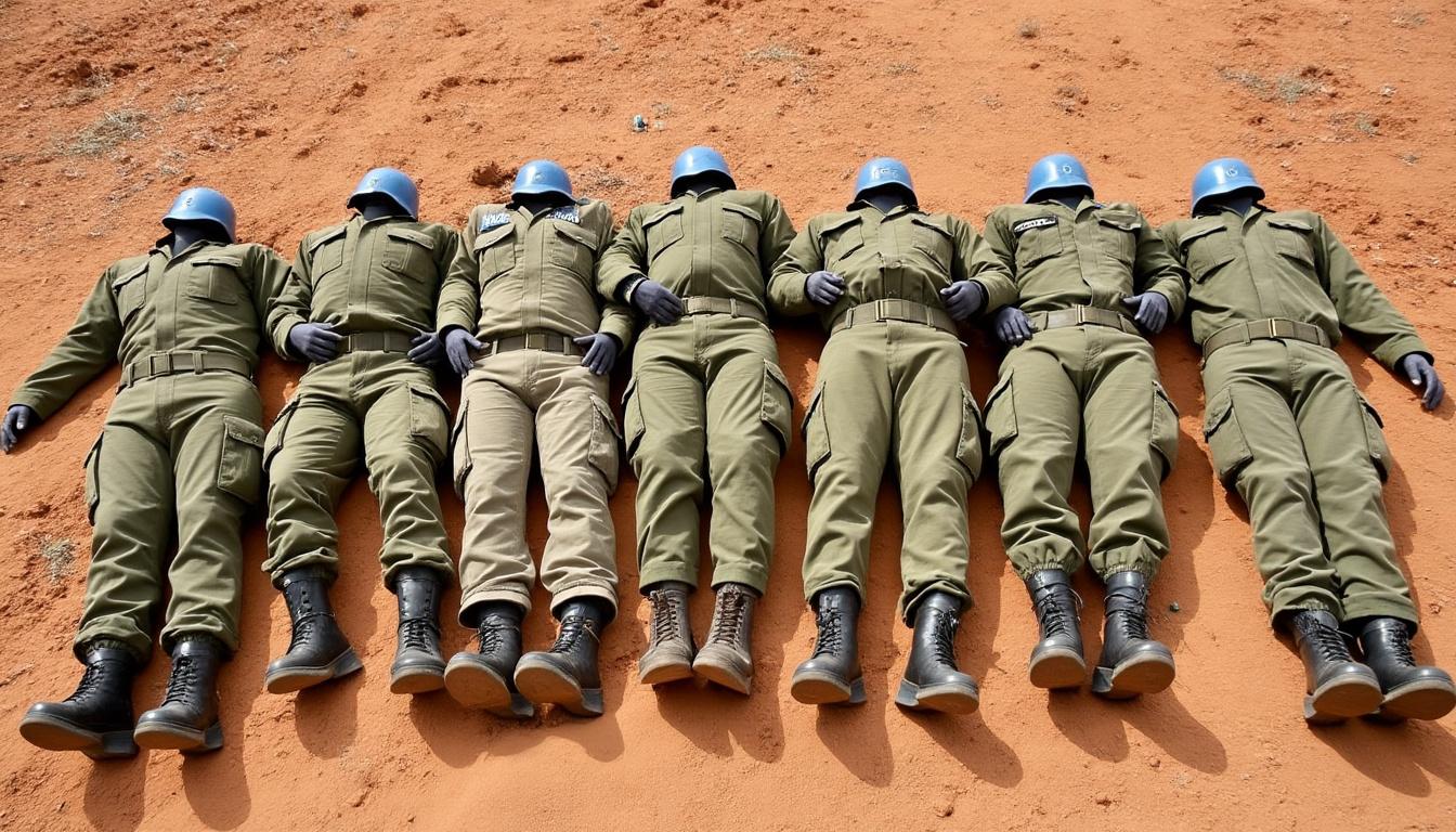 seis soldados de la onu mueren en un presunto ataque de paramilitares en el sur de sudán, aumentando la preocupación por la seguridad en la región.