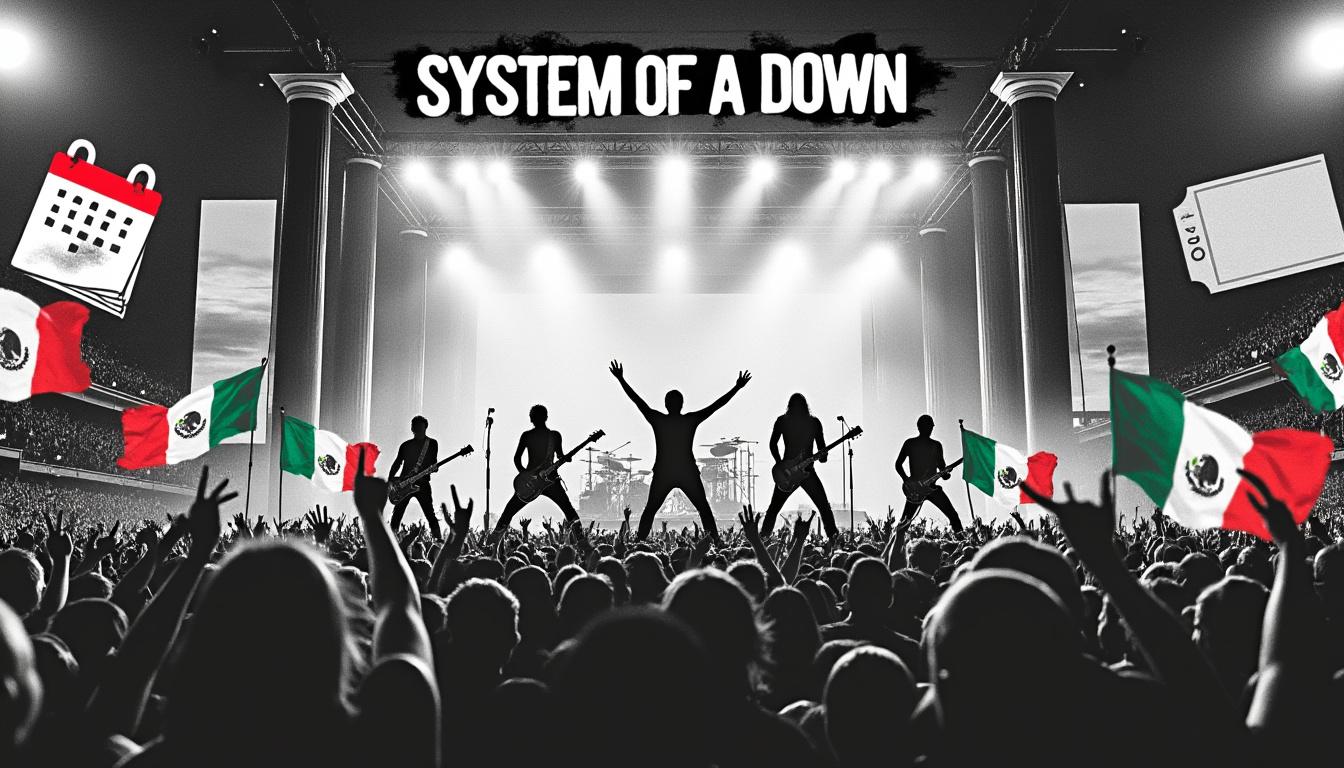 descubre todos los detalles del esperado regreso de system of a down a méxico: fecha del concierto, cómo comprar boletos, preventa exclusiva y más información imprescindible para los fans.