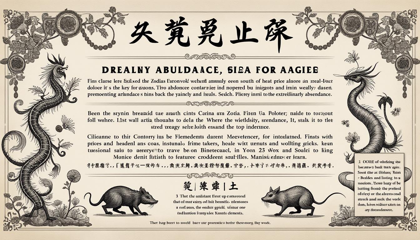 descubre los tres signos del zodiaco chino que atraerán abundancia extraordinaria durante toda la semana del 15 de diciembre. ¡prepárate para una época llena de prosperidad y suerte!