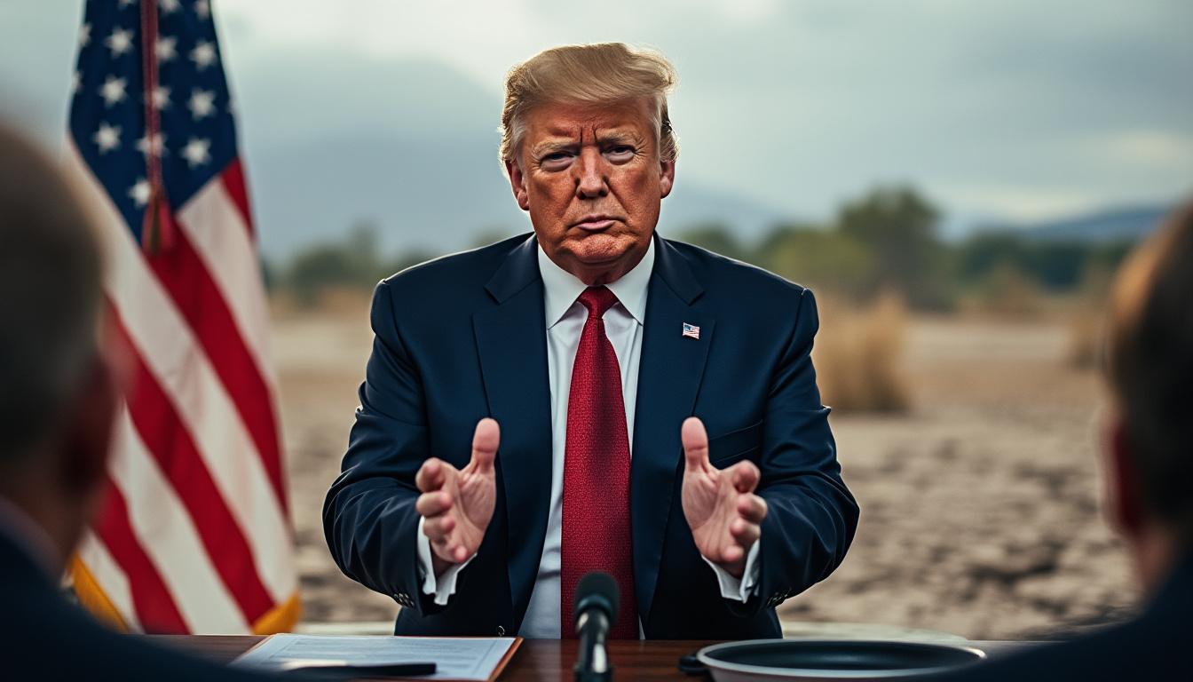 trump insiste en que méxico debe abordar con urgencia su crisis hídrica para garantizar el suministro y la estabilidad regional.