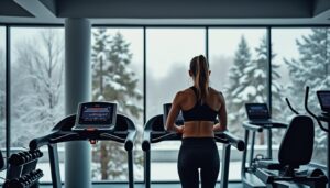 descubre la rutina de caminata en cinta de 30 minutos recomendada por un entrenador para mantenerte activo y en forma durante el invierno.