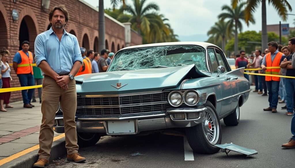 ¡últimas noticias desde brasil! roberto carlos sufre un accidente con su cadillac, generando preocupación entre sus seguidores. descubre todos los detalles aquí.