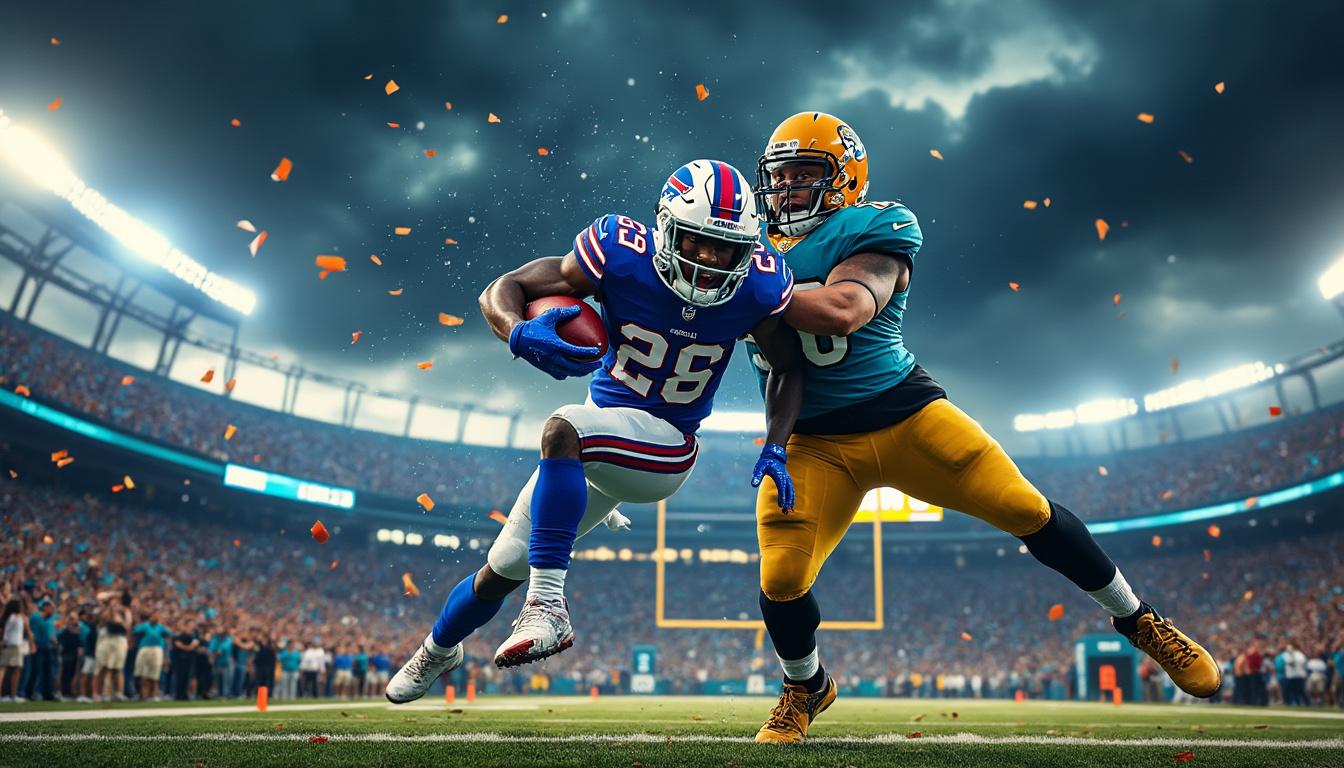 sigue en vivo el emocionante enfrentamiento entre buffalo bills y jacksonville jaguars en la ronda de comodines de la nfl 2025. ¡vive cada jugada y no te pierdas ningún detalle de este espectacular partido!
