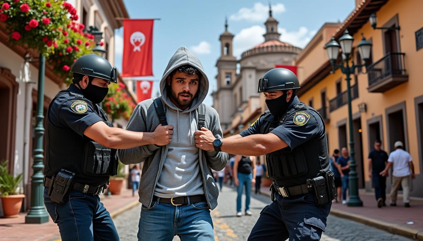 autoridades detienen a un joven sospechoso de traficar cristal en san miguel de allende, intensificando la lucha contra el narcotráfico en la región.