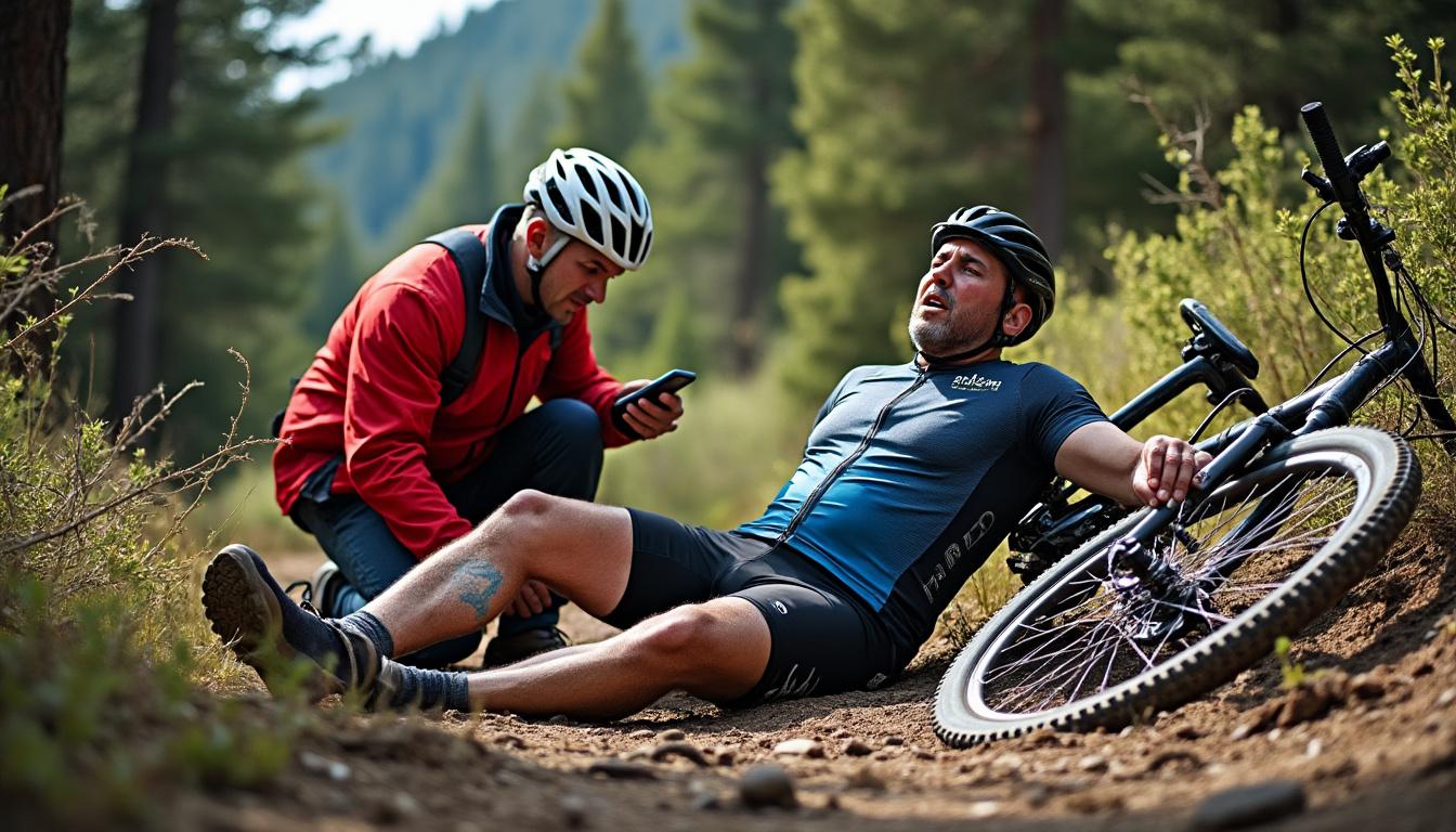 un ciclista de 62 años sufrió heridas tras un accidente en un sendero rural cercano a barbarin. descubre más detalles sobre el incidente y su estado de salud.