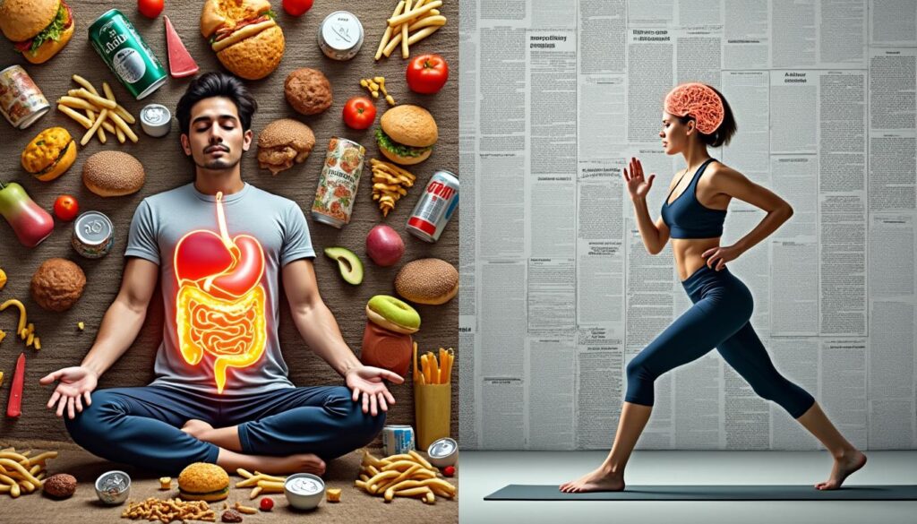 descubre cómo el ejercicio puede revitalizar tu intestino y mente después de consumir comida chatarra, mejorando tu salud digestiva y bienestar mental.