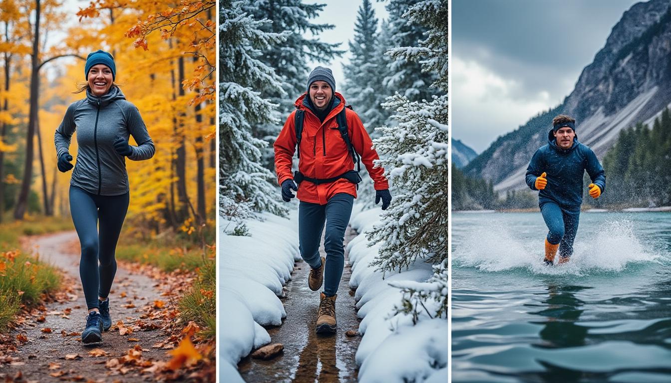 descubre 16 consejos de expertos para mantenerte abrigado mientras haces ejercicio al aire libre, ya sea corriendo, haciendo senderismo o nadando. prepárate para disfrutar sin frío.