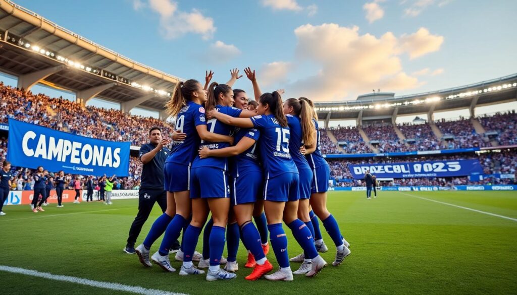 cruz azul femenil consigue su primer triunfo en el estadio centenario tras vencer a pachuca en un emocionante partido.