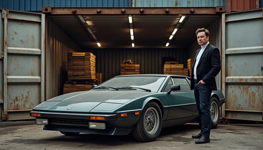 descubre la increíble historia del lotus de james bond, olvidado en un contenedor y comprado por elon musk por casi un millón de euros. un vehículo único con un destino sorprendente.
