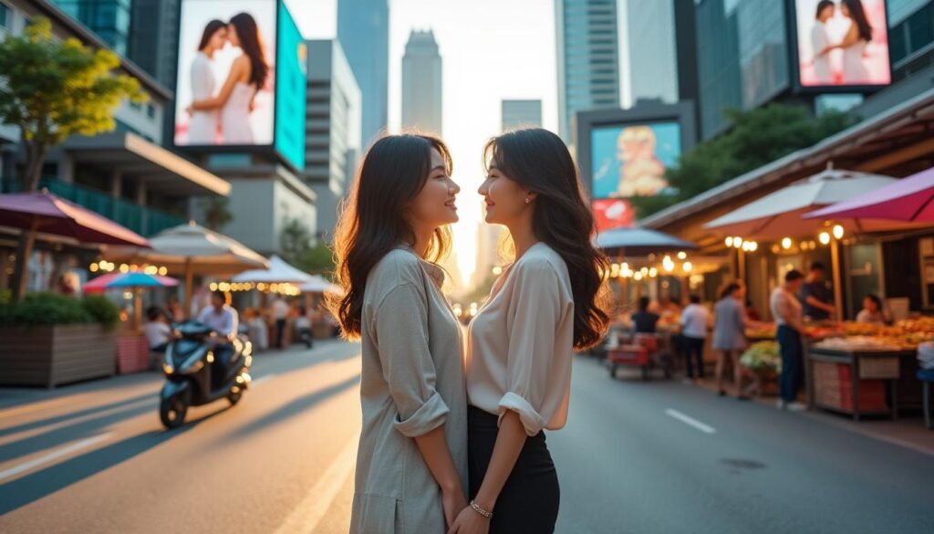 descubre cómo las historias de amor lésbico en tailandia se han convertido en una industria multimillonaria en crecimiento, reflejando cambios culturales y sociales significativos.
