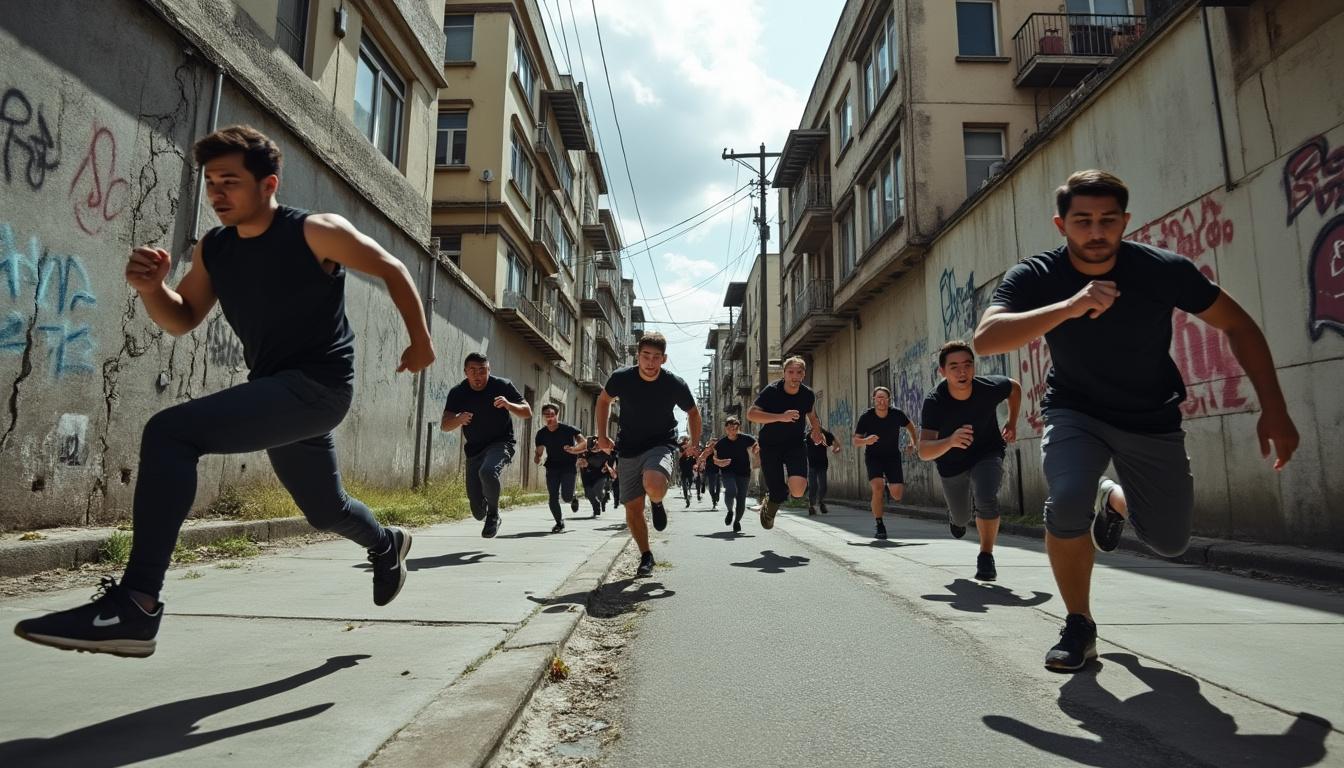 descubre cómo el ejercicio de masa madre fortalece la preparación a través de un entrenamiento conjunto de evasión urbana, mejorando habilidades y resistencia en entornos urbanos.