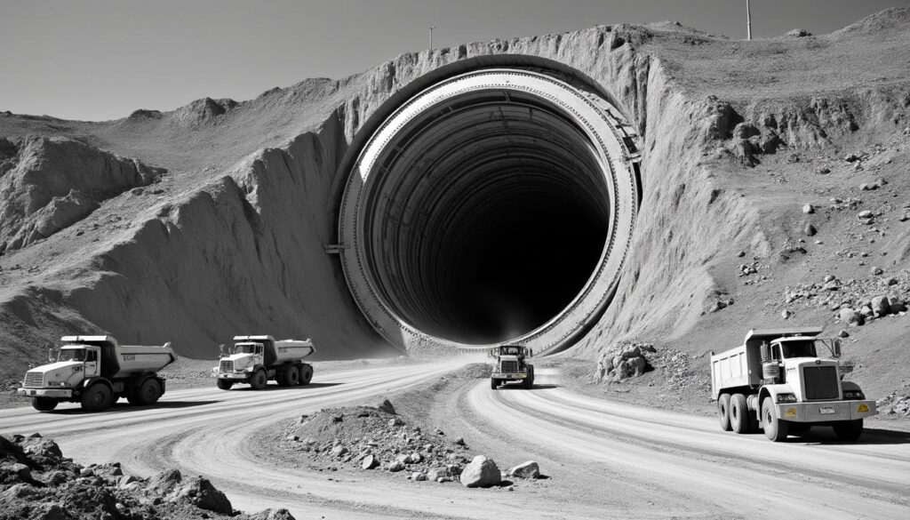 descubre el megatúnel revolucionario que elon musk planea excavar para conectar directamente con la gigafábrica de tesla en el corazón del desierto de estados unidos, transformando el transporte y la industria.